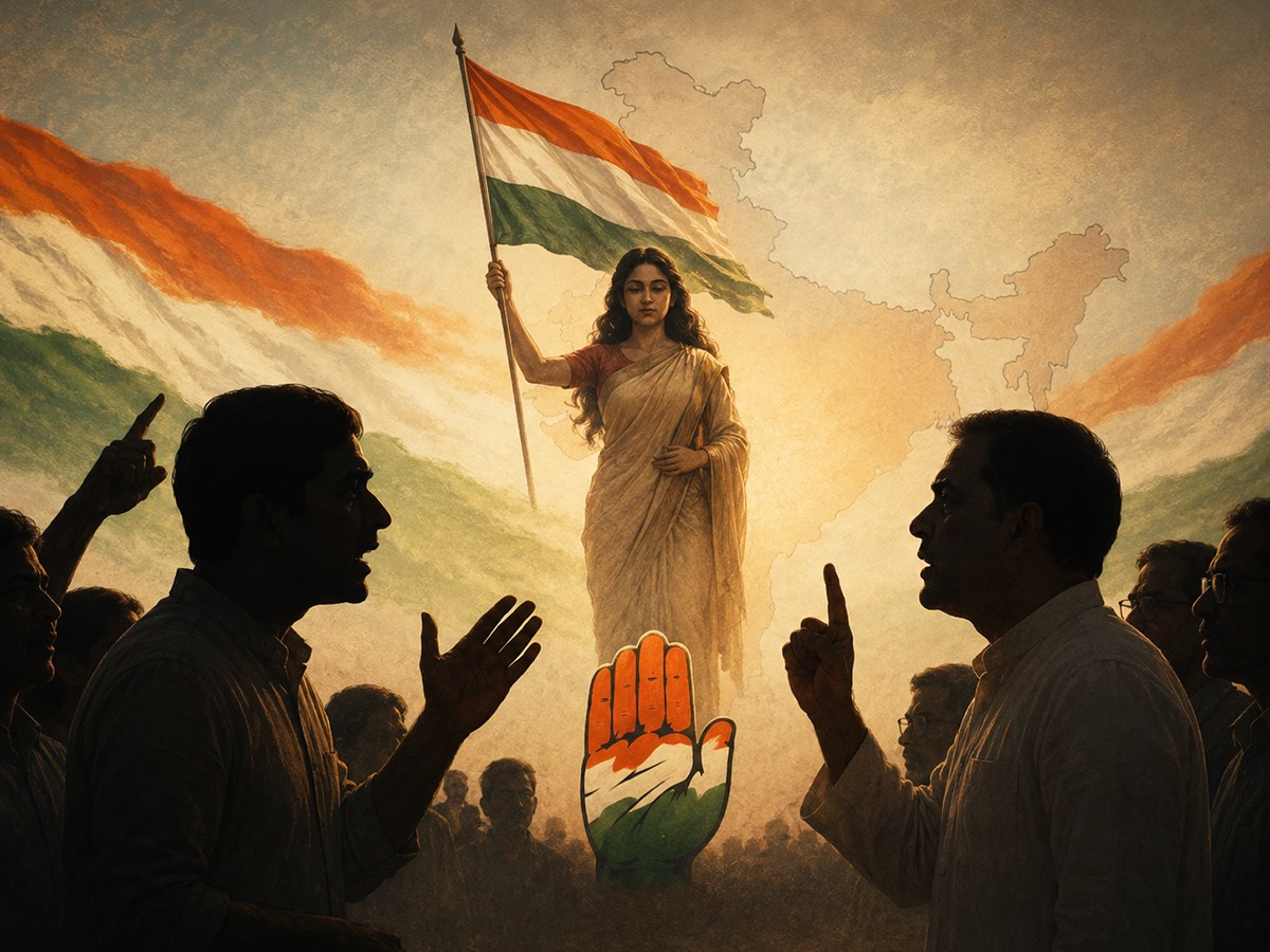 ‘বন্দে মাতরম’ নিয়ে ফের রাজনৈতিক সংঘাত, দুই স্তবকেই অনড় কংগ্রেস ‘বন্দে মাতরম’ নিয়ে ফের রাজনৈতিক সংঘাত, দুই স্তবকেই অনড় কংগ্রেস