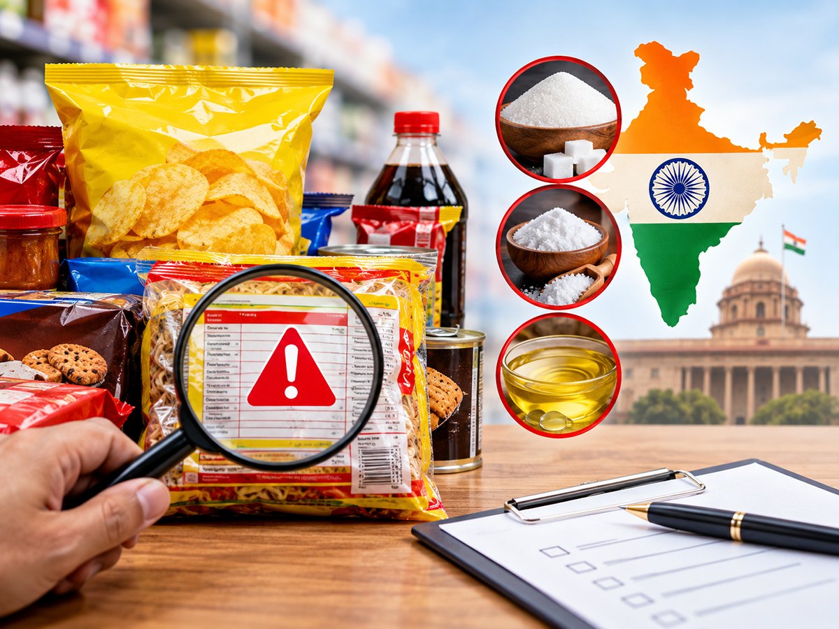 প্যাকেটজাত খাবারে লাল সতর্কতা? চিনি-লবণ-ফ্যাট নিয়ে বড় সিদ্ধান্তের পথে ভারত